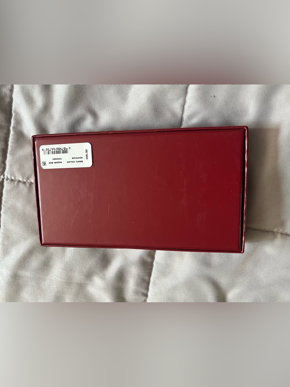 Patricia Nash NWT NAZARI Bifold Wallet in Cognac Color Full Grain Tooled Leather - Picture 4 of 12